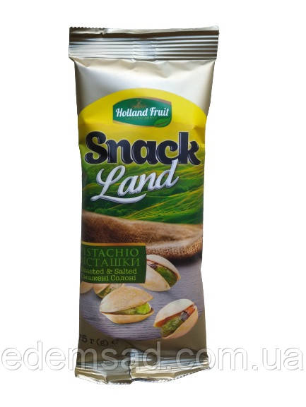 Фісташки Snack Land Holland Fruit смажені солені, 75 г