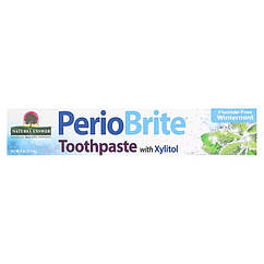 Зубна паста Nature's Answer PerioBrite, Toothpaste with Xylitol, Flouride-Free, Wintermint 113.4 g