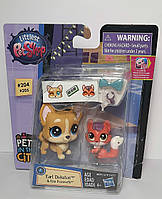 Littlest Pet Shop LPS ЛПС Пет Шоп ексклюзивна фігурка цуценя та лисичка