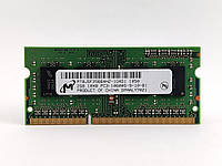 Оперативная память для ноутбука SODIMM Micron DDR3 2Gb 1333MHz PC3-10600S (MT8JSF25664HZ-1G4D1) Б/У