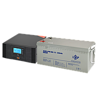 Комплект резервного питания LP (LogicPower) ИБП + мультигелевая батарея (UPS B1500 + АКБ MG 2400W)