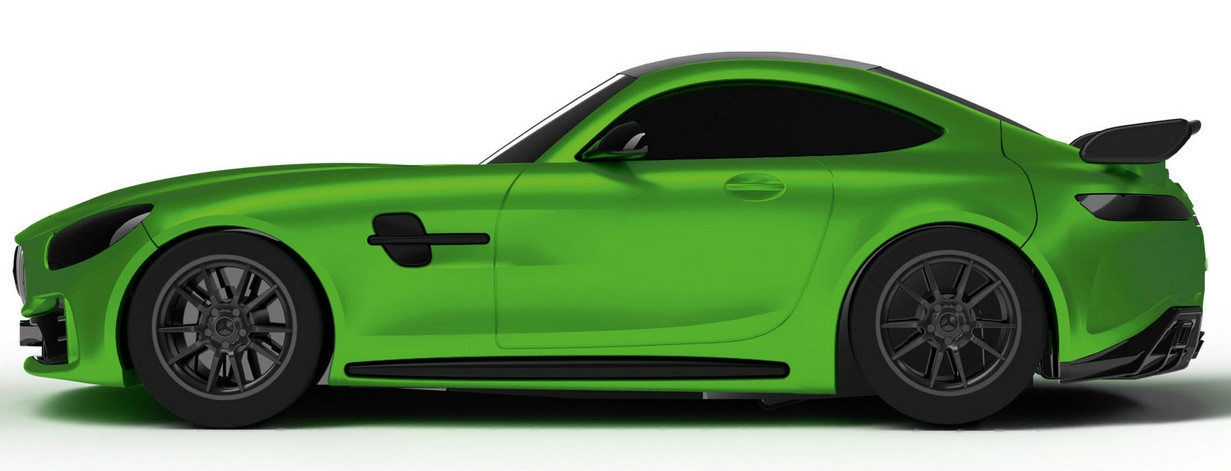 Збірна модель Revell Mercedes-AMG GT R, Green Car, рівень 1, масштаб 1:43 (RVL-23153)