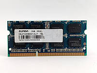 Оперативная память для ноутбука SODIMM Elpida DDR3 2Gb 1333MHz PC3-10600S (EBJ21UE8BDS0-DJ-F) Б/У