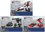 Трансформер 323-4 Робот 15 см Машина снігоход, фото 7