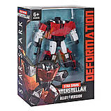 Трансформер 323-4 Робот 15 см Машина снігоход, фото 4