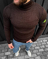 Мужской коричневый свитер.9-455