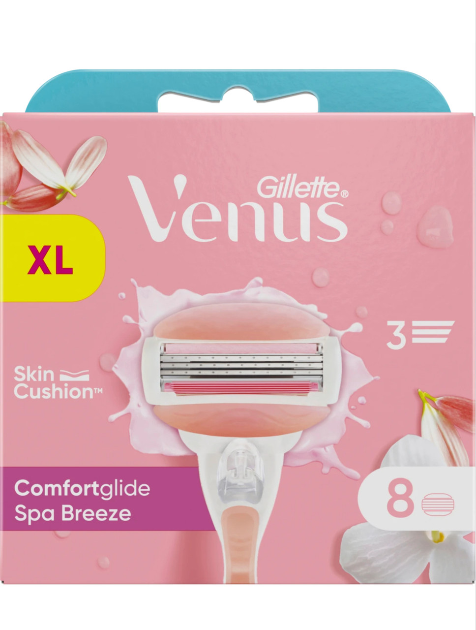 Gillette Venus Comfortglide Spa Breeze XL (8 шт) змінні леза | касети |картриджі для бритви