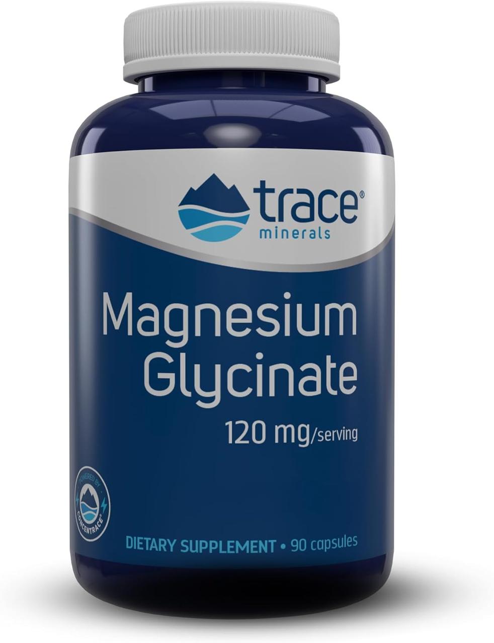 Trace Minerals Magnesium Glycinate / Магній гліцинат 90 капсул