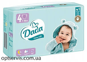 Підгузки дитячі Dada Extra Soft4 7-16 кг 48 шт