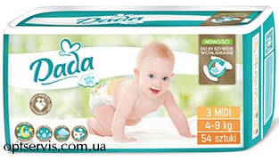 Підгузки дитячі Dada Extra Soft  3 (4-9 кг) 54 шт