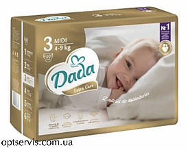 Підгузки дитячі Dada Extra Care 3 (4-9 кг) 40 шт