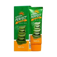 Солнцезащитный крем SPF50+ PA+++ FarmStay Aloevera Perfect Sun Cream SPF50+ PA+++