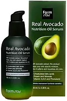 Поживна сироватка Farmstay Real Avocado Nutrition Oil Serum з олією авокадо 100 мл