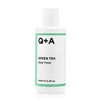 Тонер для лица Q+A Green Tea Daily Toner с зеленым чаем, 100 мл