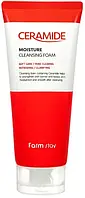 Пенка для умывания FarmStay Ceramide Moisture Cleansing Foam с керамидами 180 мл