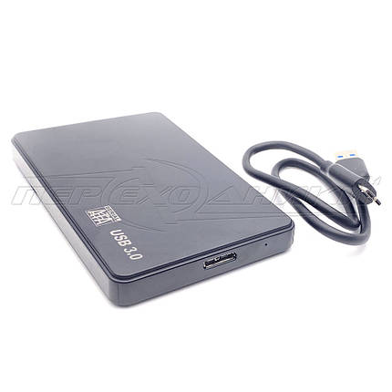 Зовнішня кишеня для HDD 2.5" SATA USB 3.0 (чорна), фото 1
