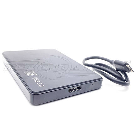 Зовнішня кишеня для HDD 2.5" SATA USB 3.0 (чорна), фото 3
