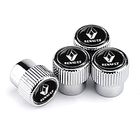 Ковпачки на ніпель для Renault Premium Style Silver Рено, 4 шт.