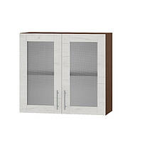Кухонный модуль витрина Эверест Оптима ВВ10-800 Дуб крафт белый 80х30х72 см (EVR-3416)
