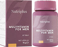 Мультивітамінний комплекс для чоловіків Farmasi Nutriplus Multivitamin for Men, 60 шт, 96 г, термін 08/2024