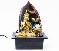 Настільний електричний водоспад фонтан з підсвічуванням Будда