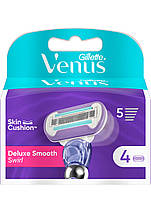 Gillette Venus Deluxe Smooth Swirl (4 шт) змінні леза | касети  |картриджі для бритви