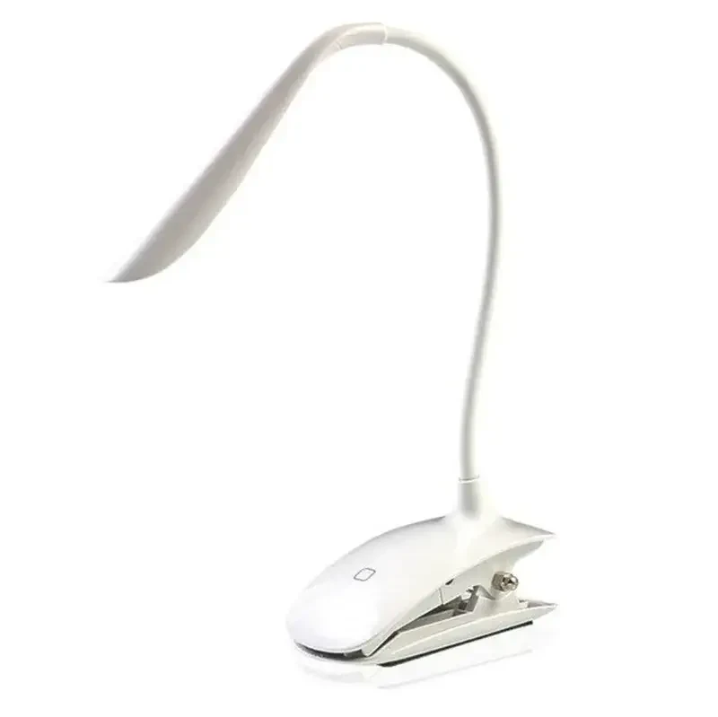 Світлодіодна портативна LED-лампа SST-812 Настільна сенсорна лампа LED з акумуляторною прищіпкою, фото 1