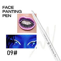 Гелевый карандаш для губ и глаз флуоресцентная светящаяся водостойкая подводка HANDAIYAN Nite Writer Pen №09