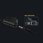 PTT (Push-To-Talk) кнопка Opsmen Earmor M52 для радіо станції Kenwood і Baofeng чорна, фото 5