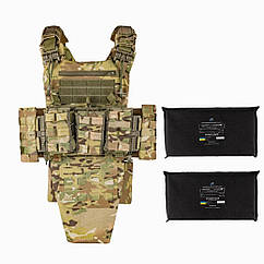 Плитоноска швидкого скидання+ захист паху , захист спини , боковий захист Мультикам