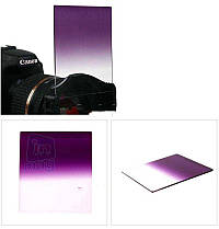 Світлофільтр Cokin P фіолетовий градієнт квадратний, фото 2