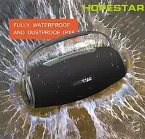 Домашня гучна колонка з водонепроникним корпусом і насиченим звуком, потужна акустика з Bluetooth
