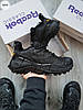 Чоловічі кросівки Reebok Zig Kinetica 2 Edge gore-tex Black Рібук Зіг Кінетика 2 Чорні повністю, фото 7