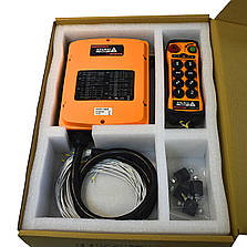 Комплект радіоуправління краном AG808 (8 двойн. кнопок) 110-460V, фото 2