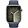 Смарт-годинник Apple Watch Series 9 GPS + Cellular 41mm Silver S. Steel Case w. Storm Blue Sport Band - S/M, фото 3
