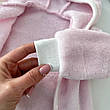 Комплект плюш кофтинка + джогері 74 р (рожевий + пудра), фото 2