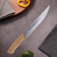 Нож для чистки овощей и фруктов 26 см деревянная ручка