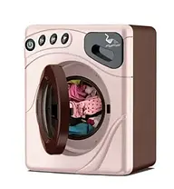 Іграшкова дитяча пральна машинка зі звуковими та світловими ефектами, у коробці, фото 3