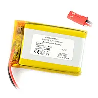 Аккумулятор Akyga 1600mAh 1S 3.7V Li-Pol - JST-BEC male + female - 50x34x9mm