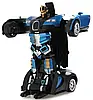 Машинка радіокерована з пультом Робот-трансформер на радіокеруванні 1:18 Robot Car СИНЯ, фото 6