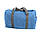 Дорожня сумка-рюкзак, 40 л, тканина брезент, синя, фото 3