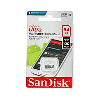 Карта памяти SanDisk Ultra 533x microSD 64GB 100MB/s UHS-I Class 10