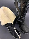 Зимові чоботи чоловічі з хутром гумові OSCAR Оскар чорні Litma, фото 2
