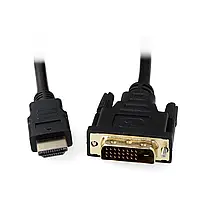 Akyga DVI-D - HDMI черный кабель - длина 1,8 м