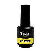 Топ надміцний без липкого шару Divia "Top Strong", Di1071, 15ml