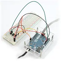 Корпус для Arduino Uno и Leonardo - открытый, прозрачный