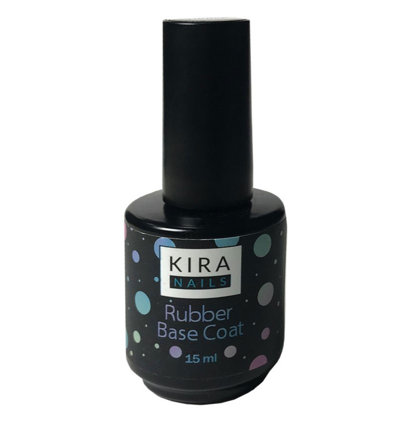 Kira Nails Rubber Base Coat - каучукове, базове покриття, 15 мл