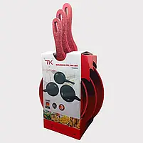 Набір сковорідок Top Kitchen TK00092 (20 см, 24 см, 28 см) мармурове покриття, фото 4