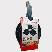 Набір сковорідок Top Kitchen TK00092 (20 см, 24 см, 28 см) мармурове покриття, фото 3
