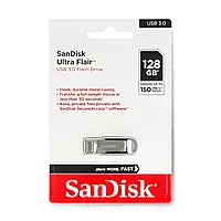 Флеш-накопитель для записи данных SanDisk Ultra Flair - USB 3.0 Flash Drive, 128 GB, пластик/металл